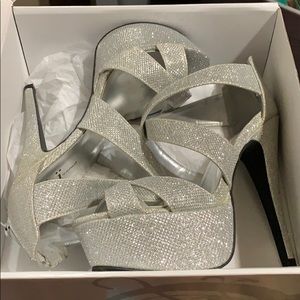 Cute sparkly heels